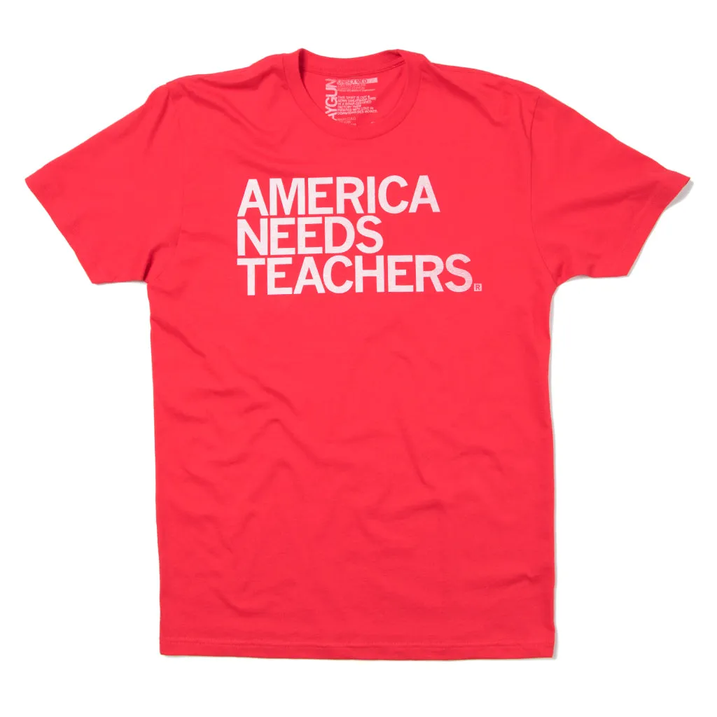 America Needs Teachers Red