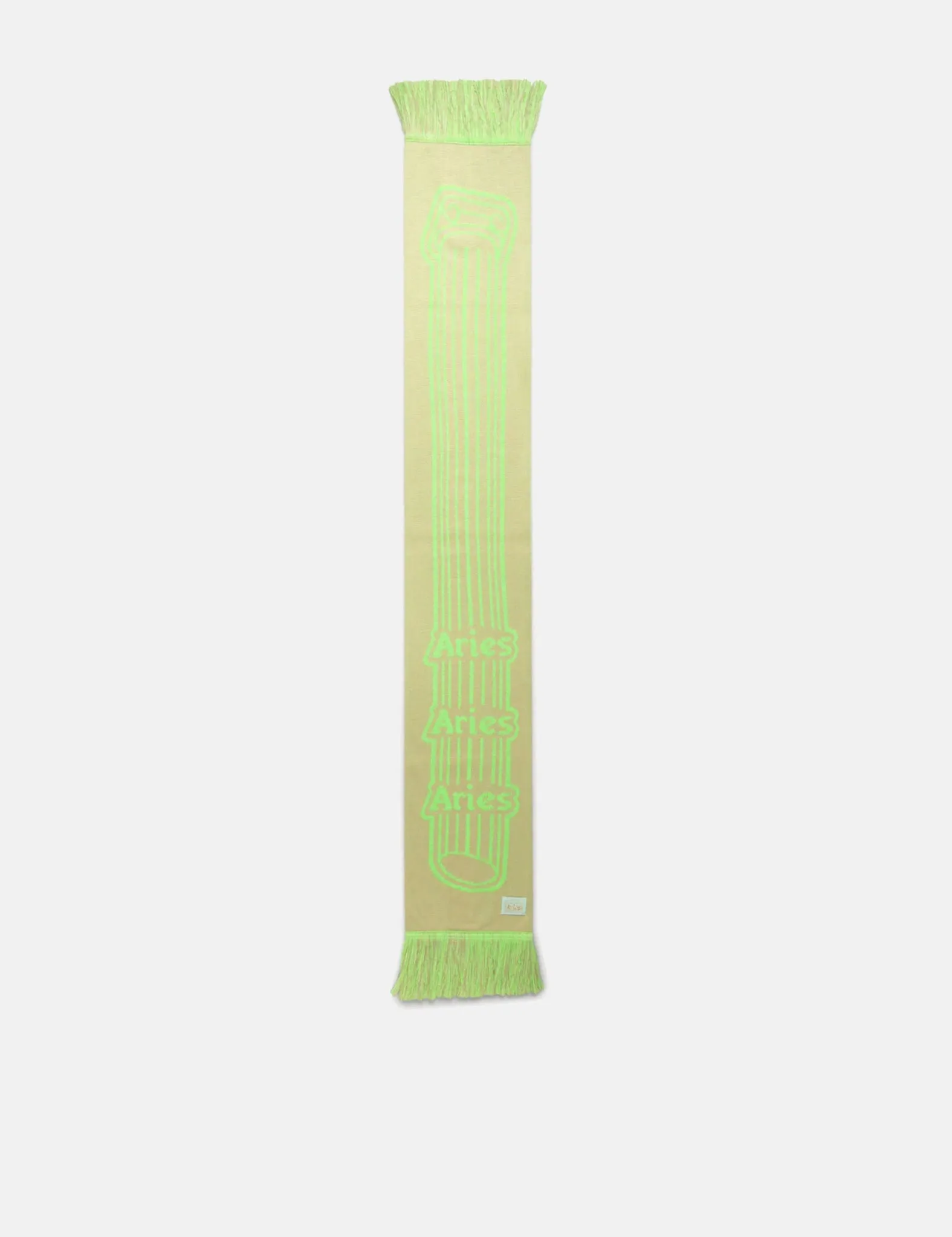 Aries Column Scarf - Fluoro Green