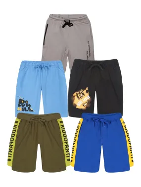 Boys Knit Shorts Pack of 5