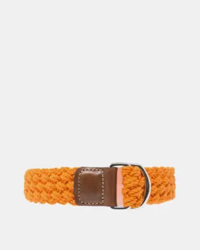 Braided Cotton Belt - Orange