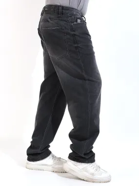 Charcoal Baggy Fit Denim Jeans