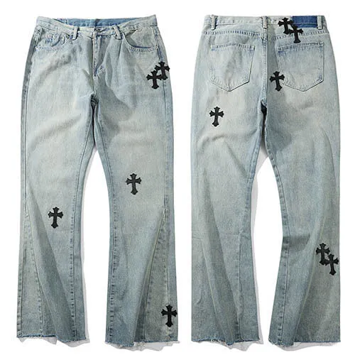 Chrome Cross Denim Pants