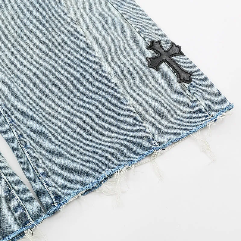 Chrome Cross Denim Pants