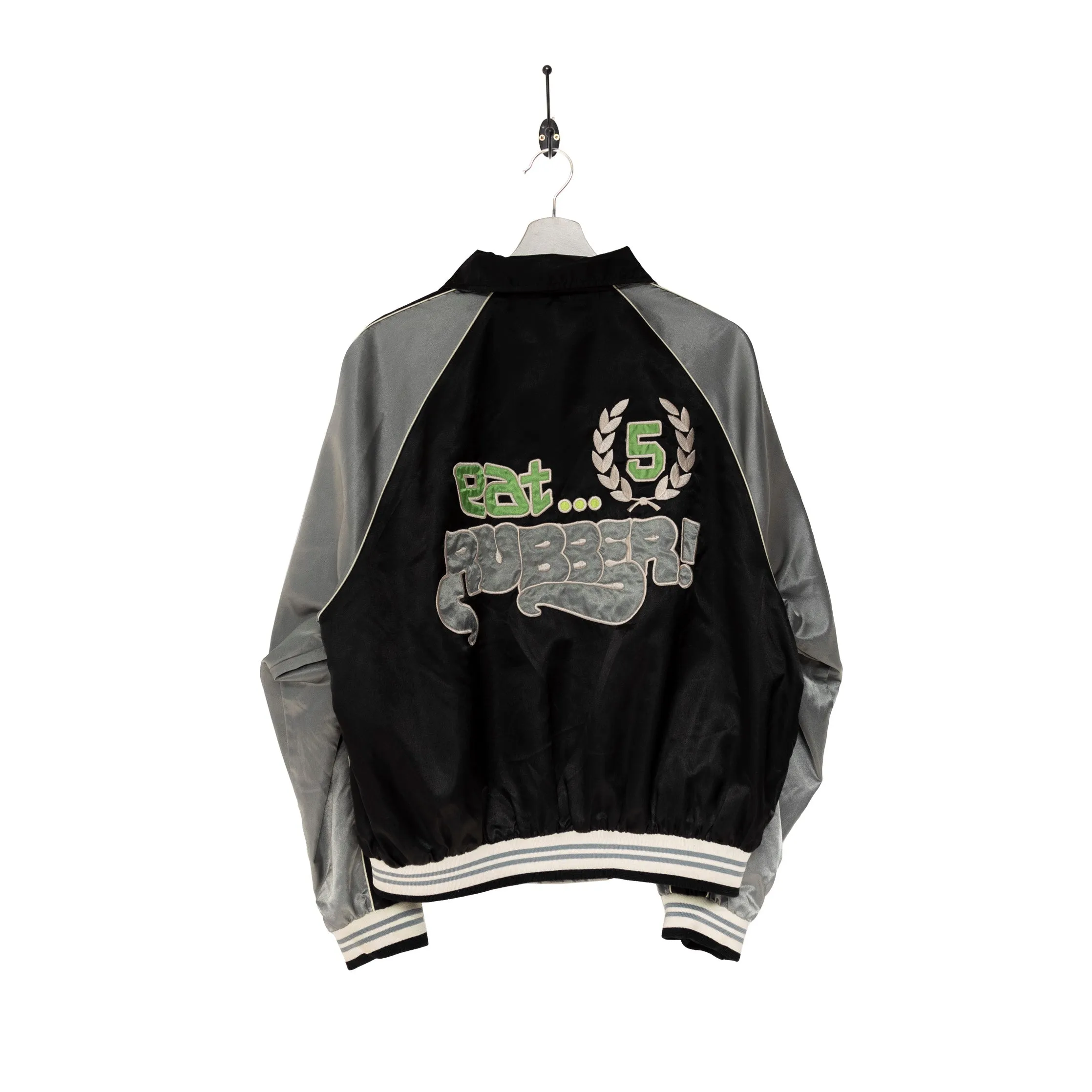 Diesel 'Eat Rubber' Satin Bomber