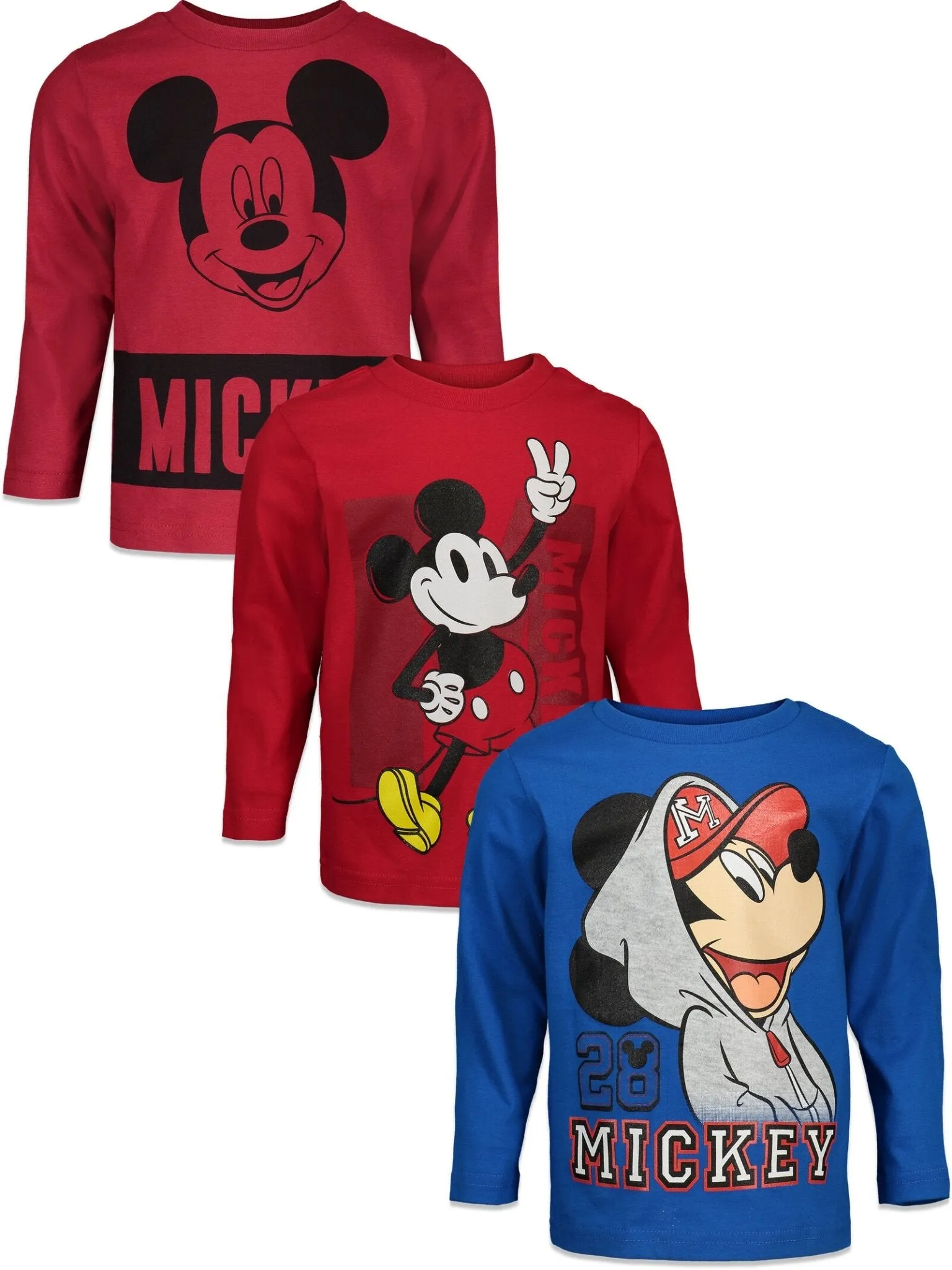 Disney Mickey Mouse 3 Pack T-Shirts