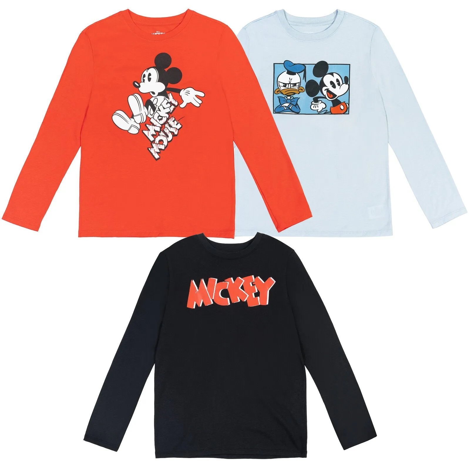 Disney Mickey Mouse 3 Pack T-Shirts