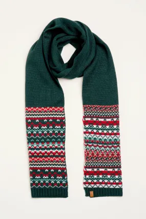 Fairisle Knitted Scarf