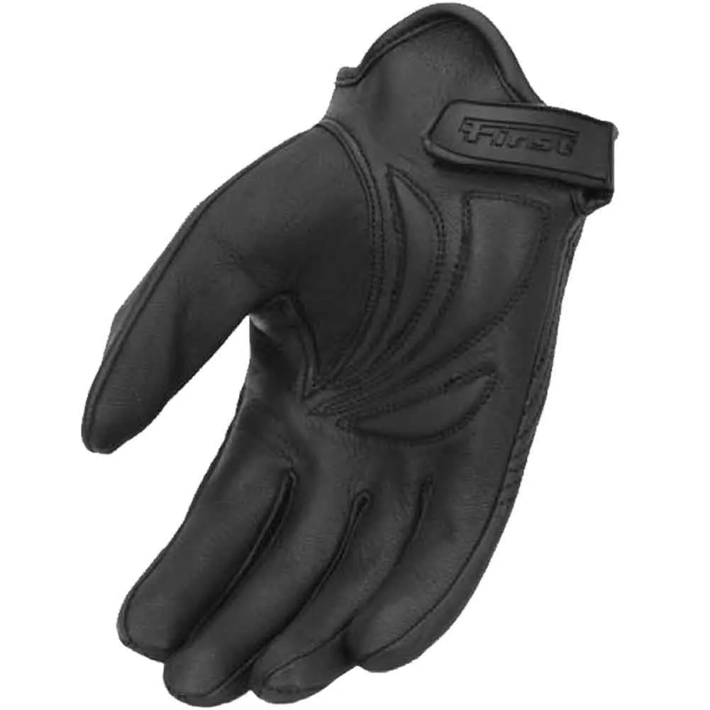 First Mfg Short Wrist Motorcycle Riding Gloves