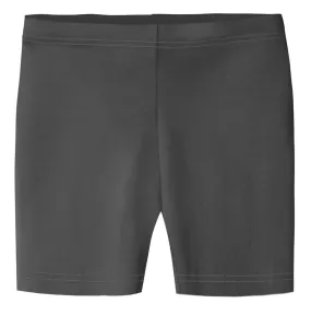 Girls Soft 100% Cotton Bike Shorts | Charcoal