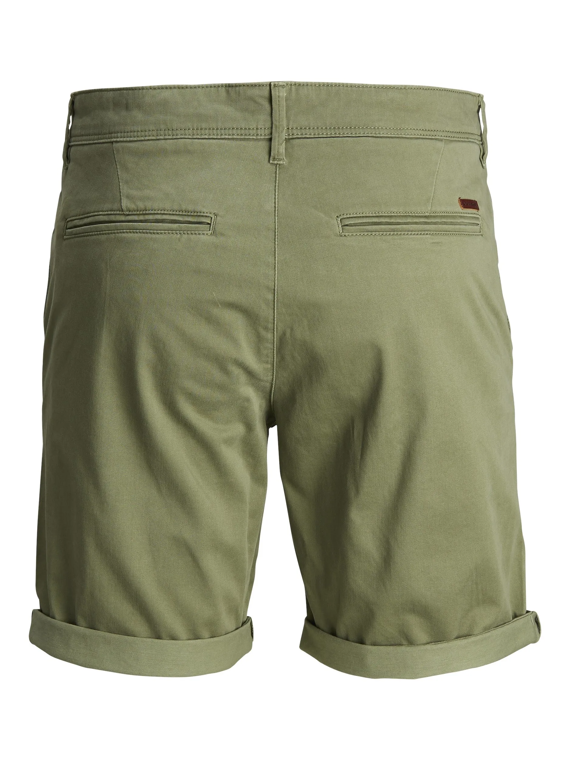 Jack & Jones Bowie Stretch Chino Style Shorts-LICHEN