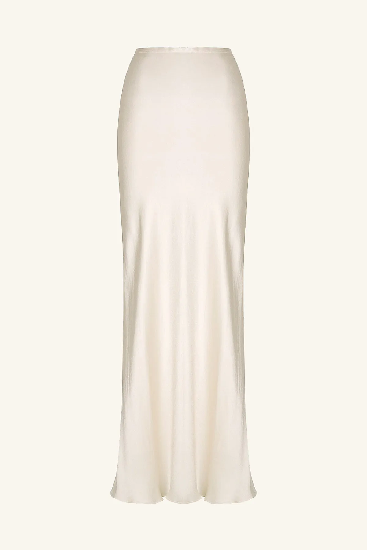 LA LUNE BIAS MAXI SKIRT - CREAM