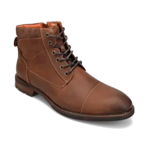 Men's Lodge Cap Toe Lace Up Boot Brown