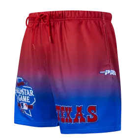 MLB ALL STAR 2024 MEN'S MESH TEAM OMBRE SHORT (ROYAL BLUE/RED)