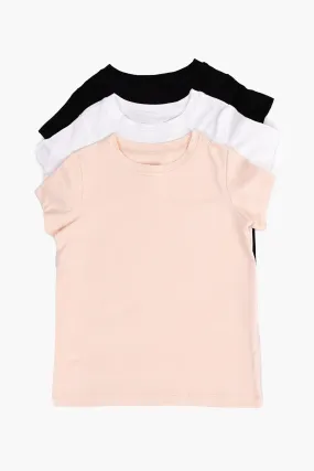 Pack of 3 Girly Short Sleeves Top