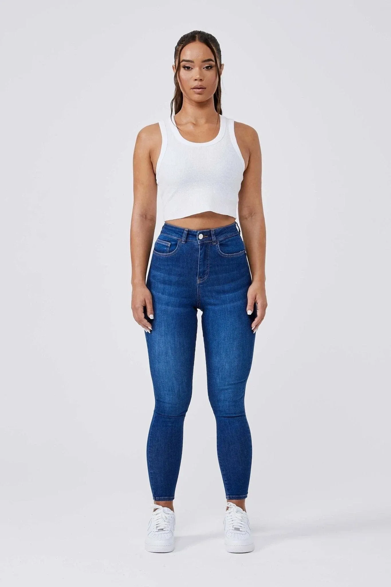 SKINNY JEANS - DARK BLUE