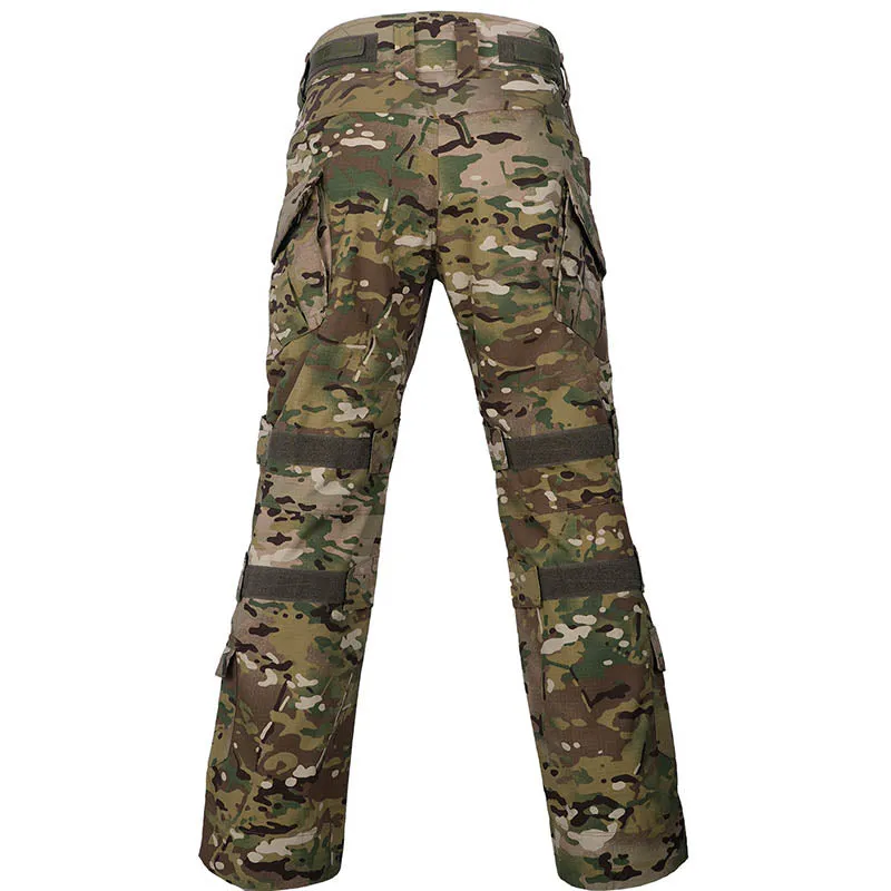 Waterproof Camo Tactical Big Pocket Pants for Combat Training